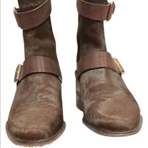 Rachel Zoe brown sz 7.5 flat ankle boots